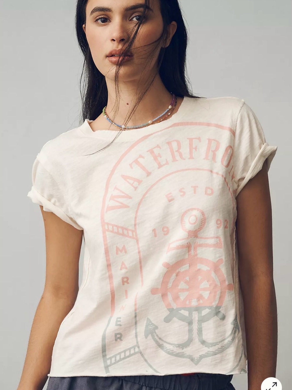 Maeve Waterfront Graphic Tee Size  XS